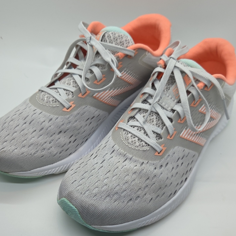 New Balance Women's Gray and Coral Athletic Shoes